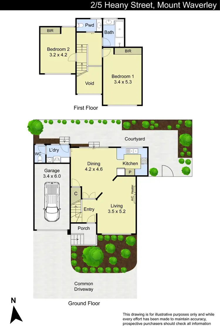Floorplan of Homely unit listing, 2/5 Heany Street, Mount Waverley VIC 3149