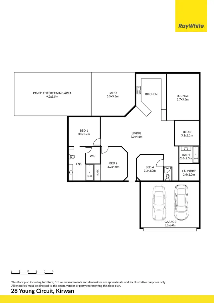 Floorplan of Homely house listing, 28 Young Circuit, Kirwan QLD 4817