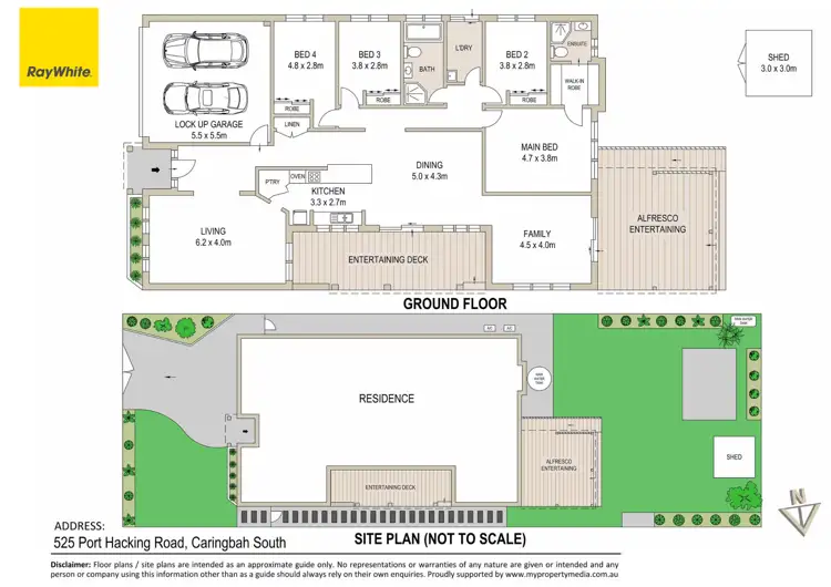 Floorplan of Homely house listing, 525 Port Hacking Road, Caringbah South NSW 2229