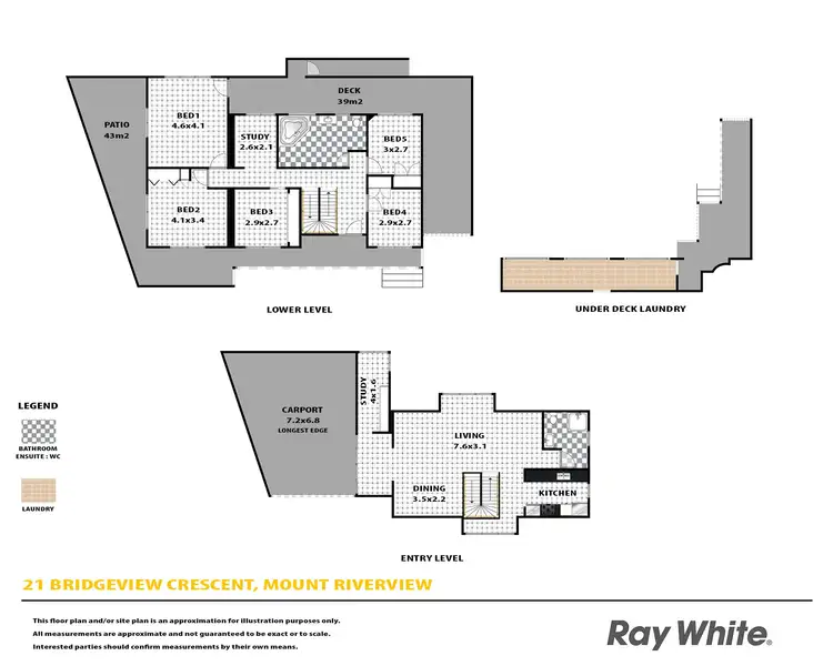Floorplan of Homely house listing, 21 Bridgeview Crescent, Mount Riverview NSW 2774
