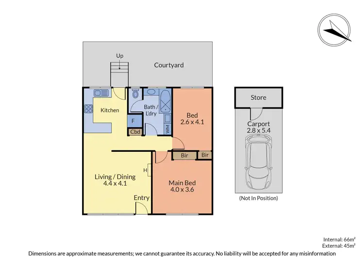 Floorplan of Homely unit listing, 2/2 Arlington Street, Ringwood VIC 3134