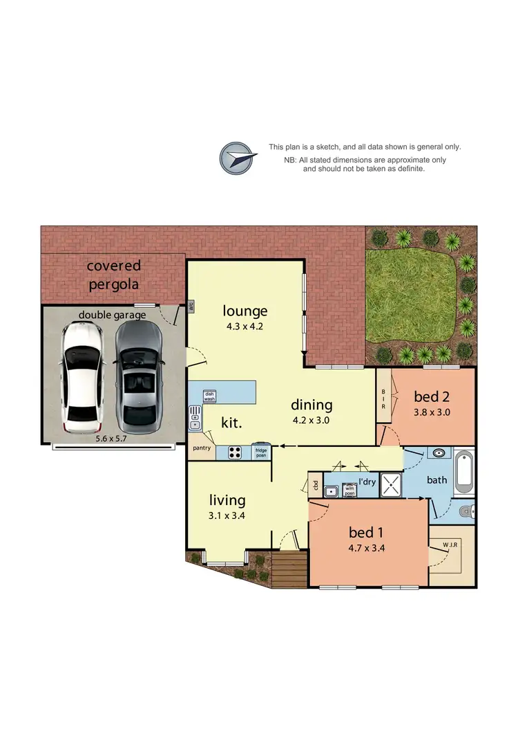 Floorplan of Homely unit listing, 2/3 Niel Street, Croydon VIC 3136