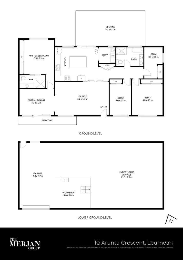 Floorplan of Homely house listing, 10 Arunta Crescent, Leumeah NSW 2560