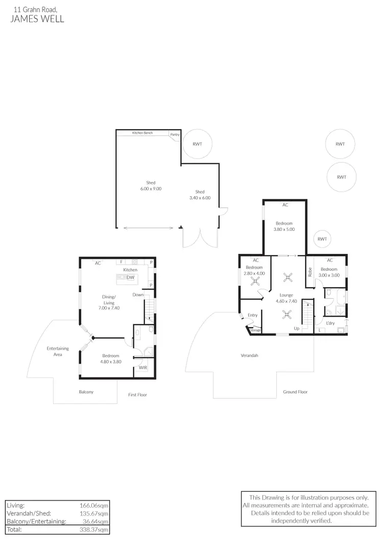 Floorplan of Homely house listing, 11 Grahn Road, James Well SA 5571