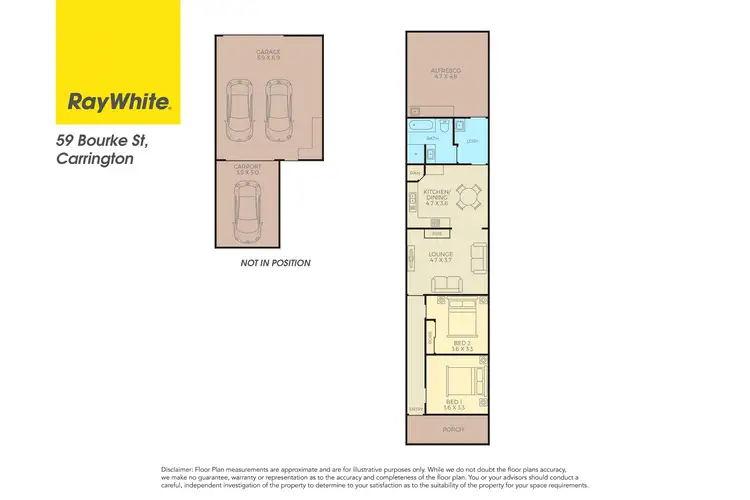 Floorplan of Homely house listing, 59 Bourke Street, Carrington NSW 2294