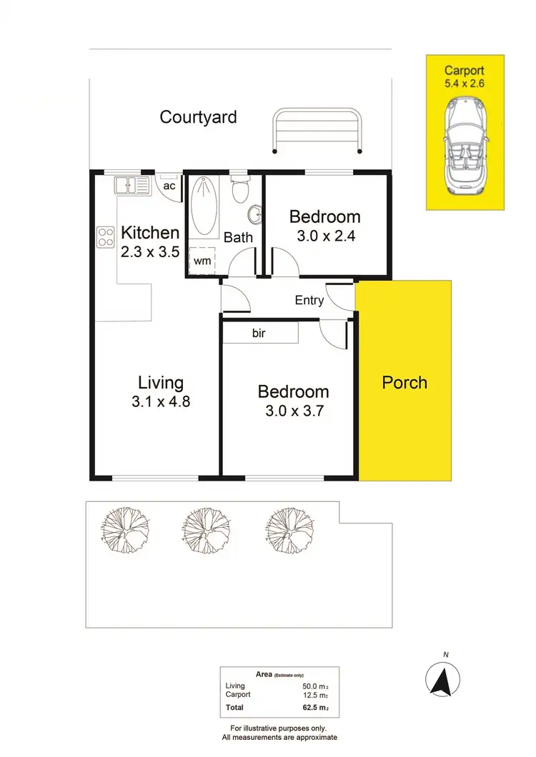Floorplan of Homely unit listing, 3/1 Brook Street, Torrens Park SA 5062