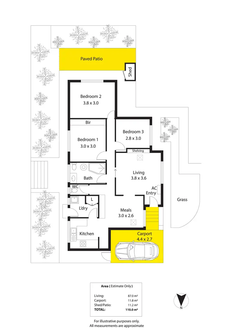 Floorplan of Homely unit listing, 5/5-7 Osmond Terrace, Fullarton SA 5063
