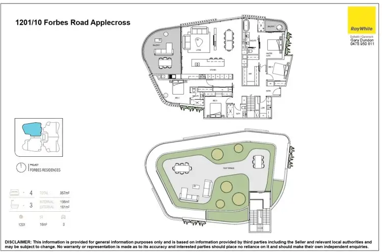Floorplan of Homely apartment listing, 1201/10-14 Forbes Road, Applecross WA 6153