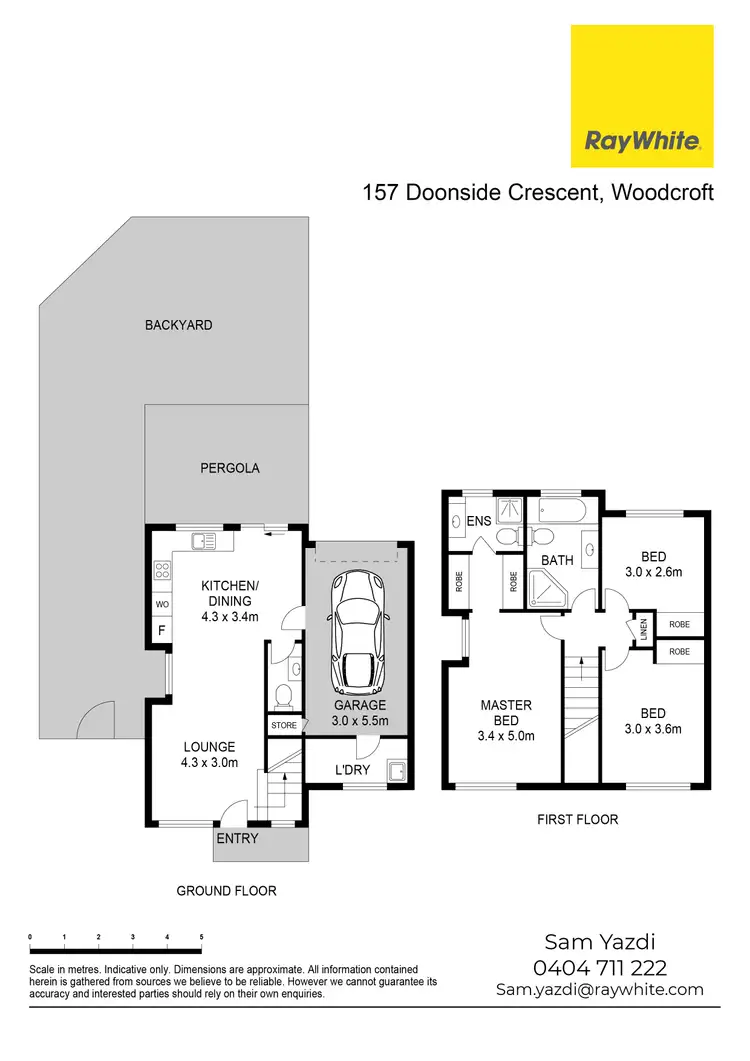 Floorplan of Homely house listing, 157 Doonside Crescent, Woodcroft NSW 2767