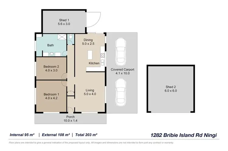 Floorplan of Homely house listing, 1282 Bribie Island Road, Ningi QLD 4511