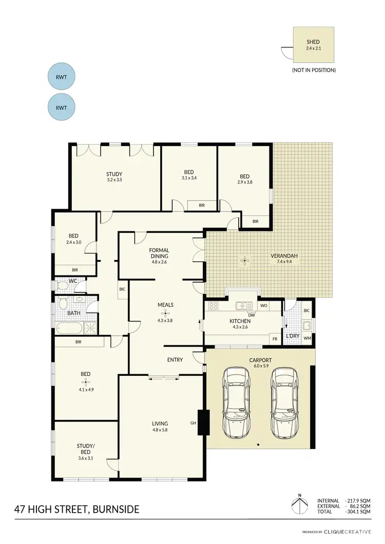 Floorplan of Homely house listing, 47 High Street, Burnside SA 5066