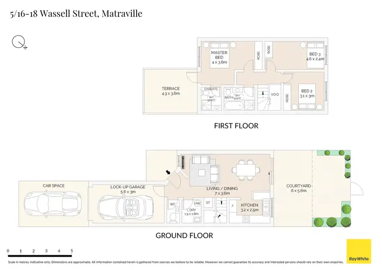 Floorplan of Homely townhouse listing, 5/16-18 Wassell Street, Matraville NSW 2036
