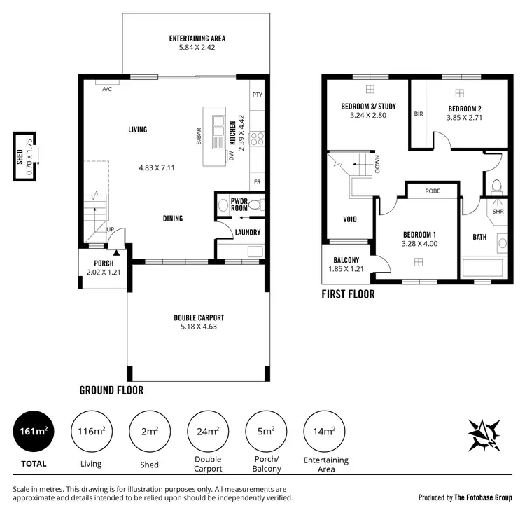 Floorplan of Homely townhouse listing, 29 St Johns Road, Ottoway SA 5013