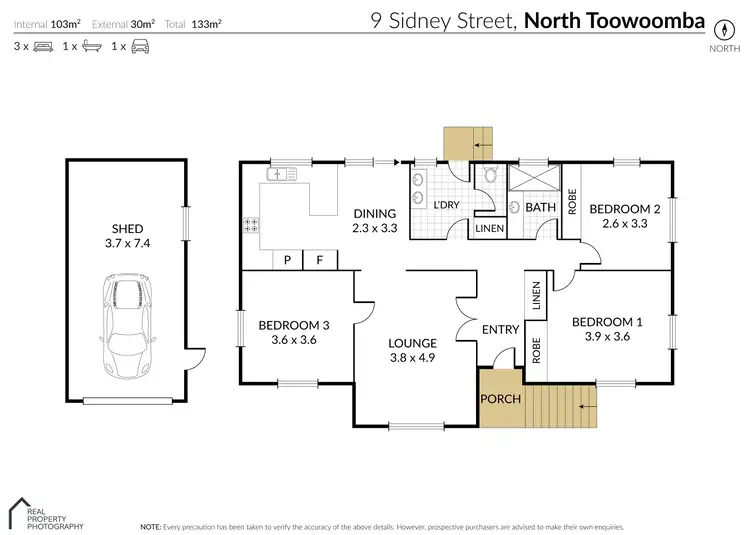 Floorplan of Homely house listing, 9 Sidney Street, North Toowoomba QLD 4350