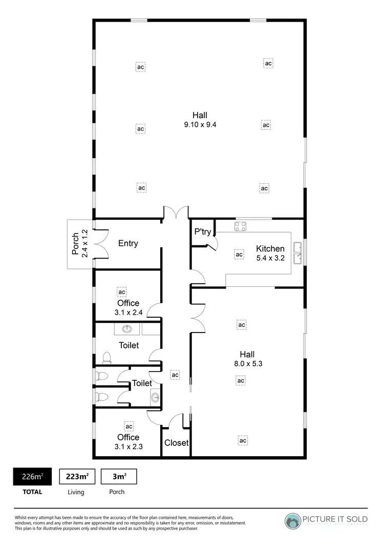 Floorplan of Homely other listing, 36 West Avenue, Northfield SA 5085