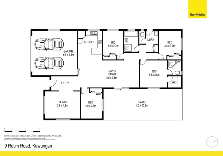 Floorplan of Homely house listing, 9 Robin Road, Kawungan QLD 4655