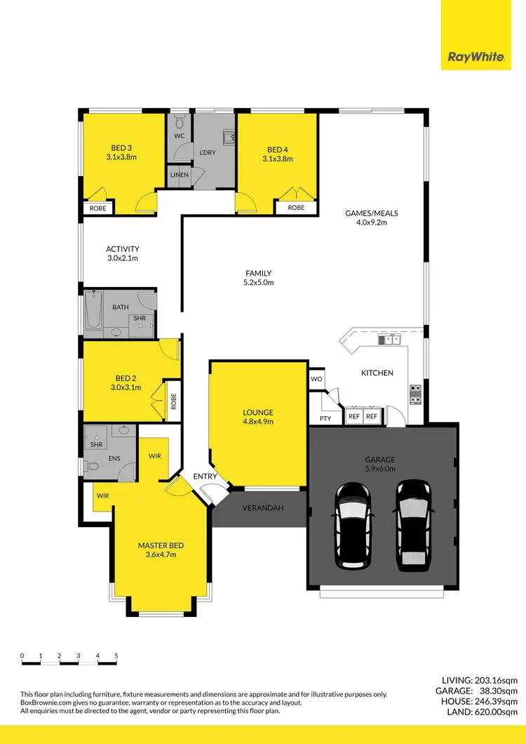 Floorplan of Homely house listing, 10 Fairland Loop, Madeley WA 6065