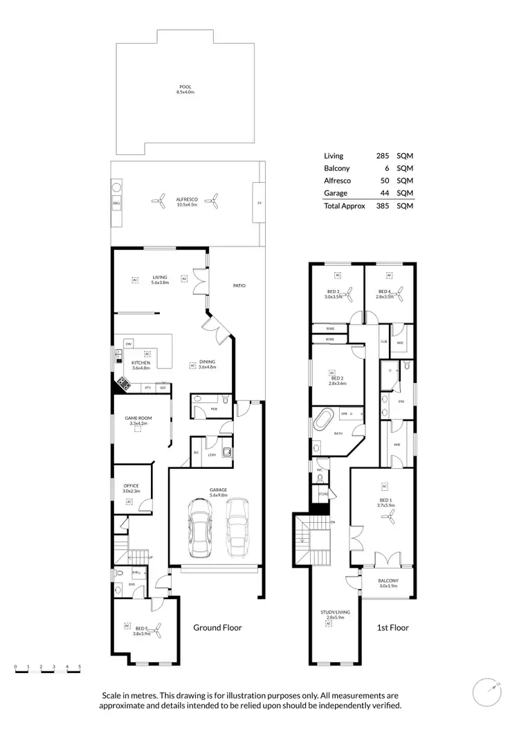 Floorplan of Homely house listing, 5 Wanda Avenue, Findon SA 5023