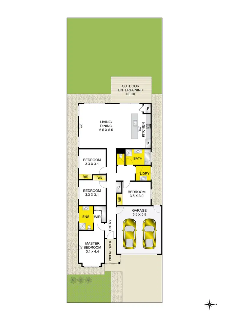 Floorplan of Homely house listing, 5 Trinity Way, Armstrong Creek VIC 3217