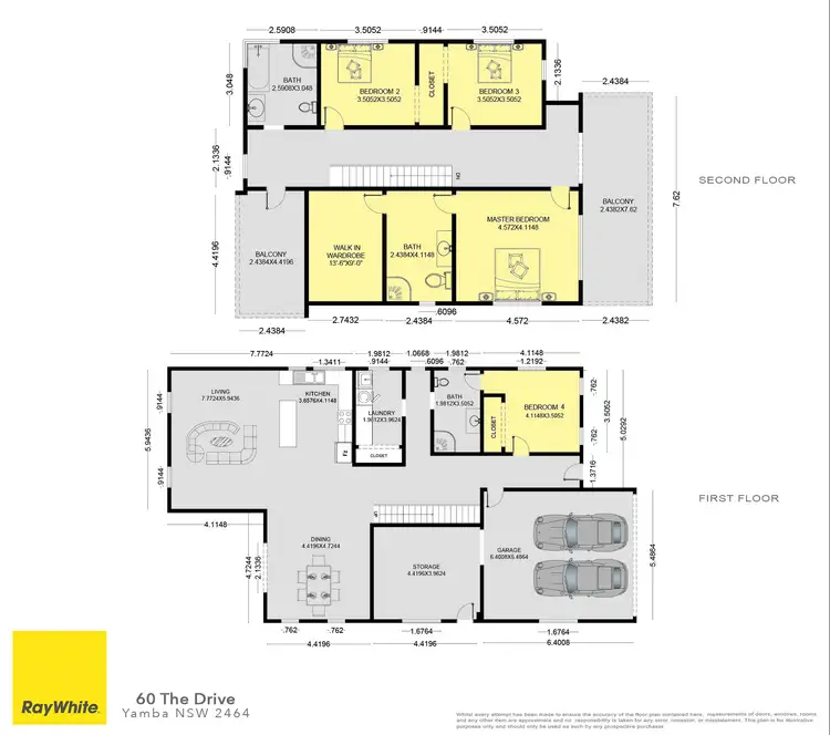 Floorplan of Homely house listing, 60 The Drive, Yamba NSW 2464
