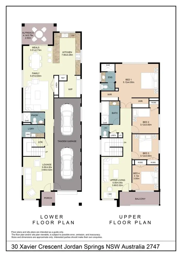 Floorplan of Homely house listing, 30 Xavier Crescent, Jordan Springs NSW 2747