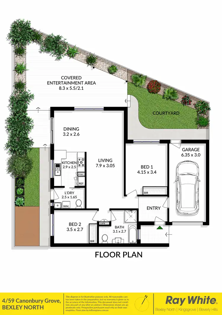 Floorplan of Homely villa listing, 4/59 Canonbury Grove, Bexley North NSW 2207