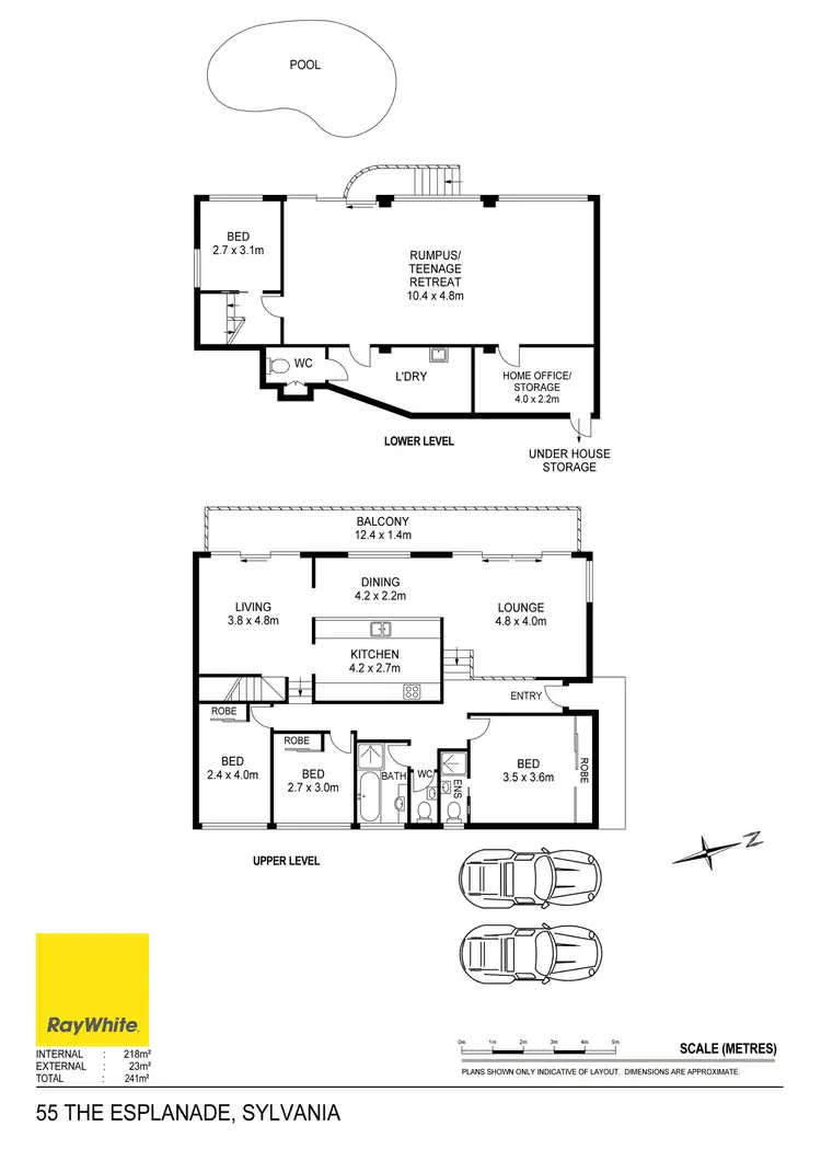 Floorplan of Homely house listing, 55 The Esplanade, Sylvania NSW 2224