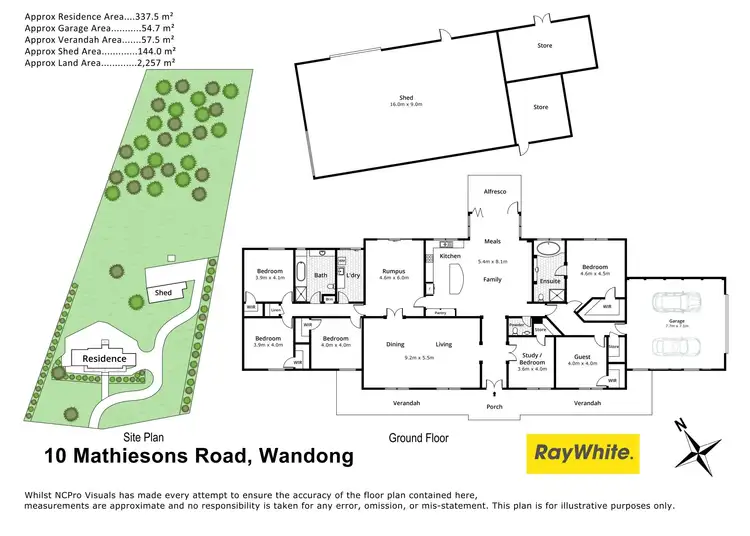 Floorplan of Homely house listing, 10 Mathiesons Road, Wandong VIC 3758