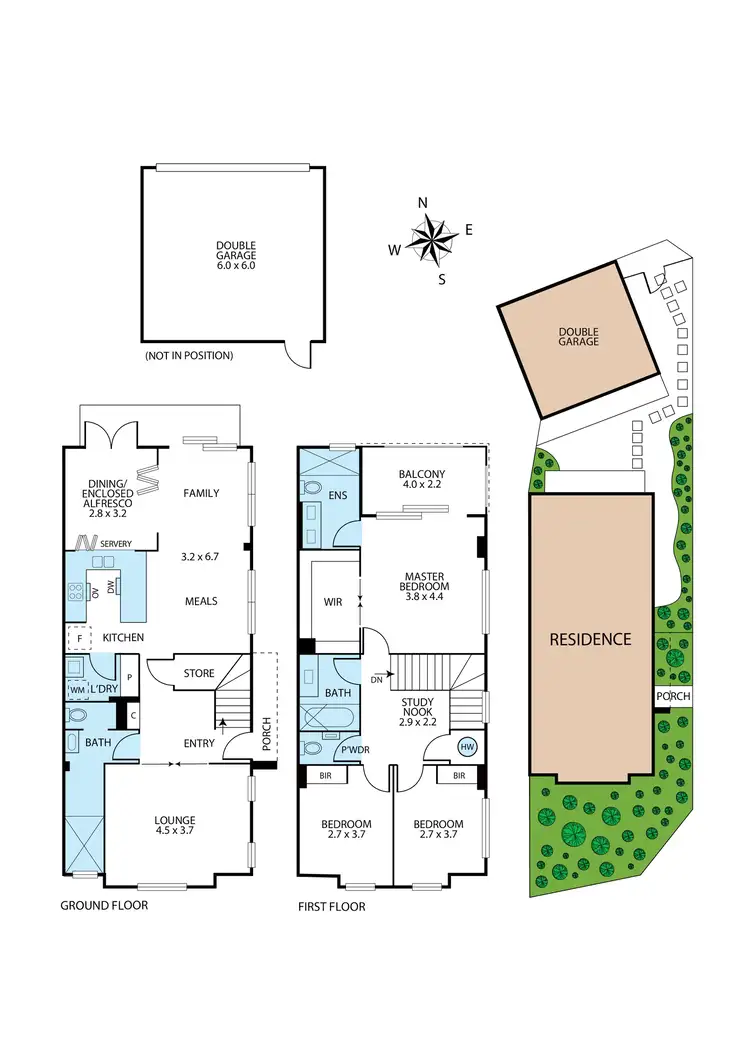 Floorplan of Homely house listing, 36 Ducal Parkway, Mernda VIC 3754