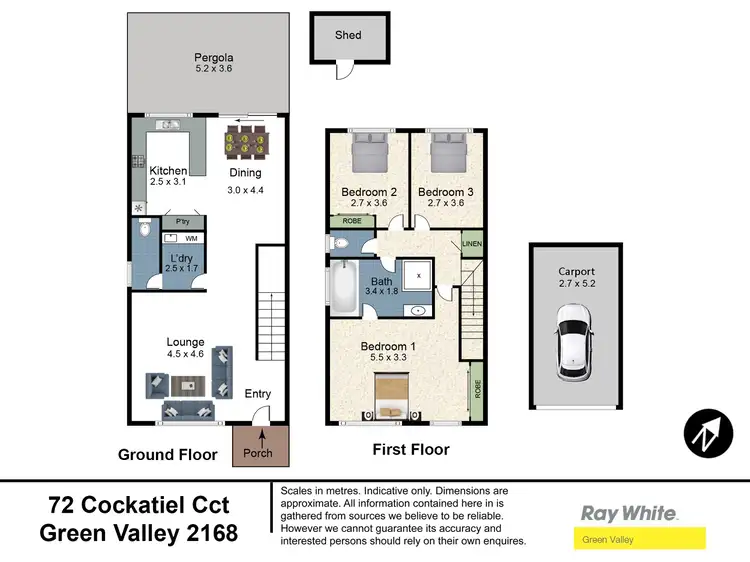 Floorplan of Homely house listing, 72 Cockatiel Circuit, Green Valley NSW 2168