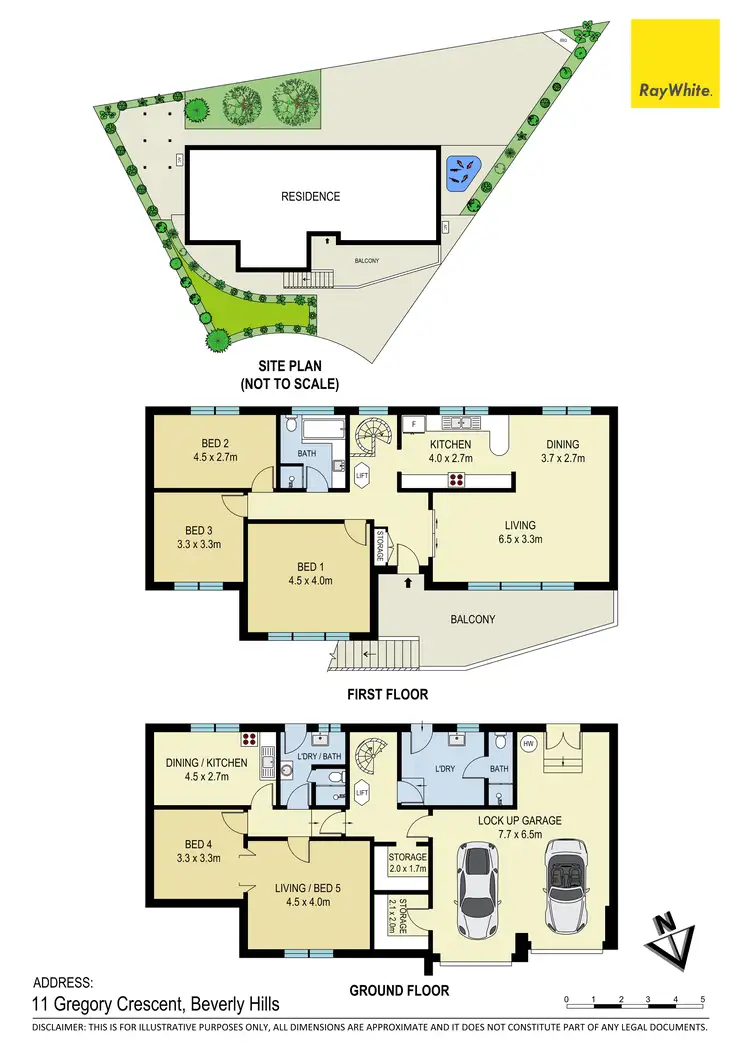 Floorplan of Homely house listing, 11 Gregory Crescent, Beverly Hills NSW 2209