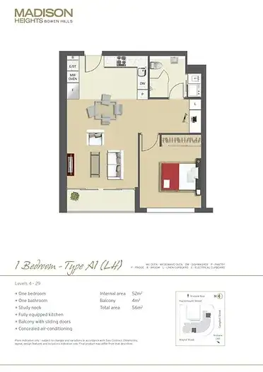 Floorplan of Homely apartment listing, 502/35 Campbell Street, Bowen Hills QLD 4006