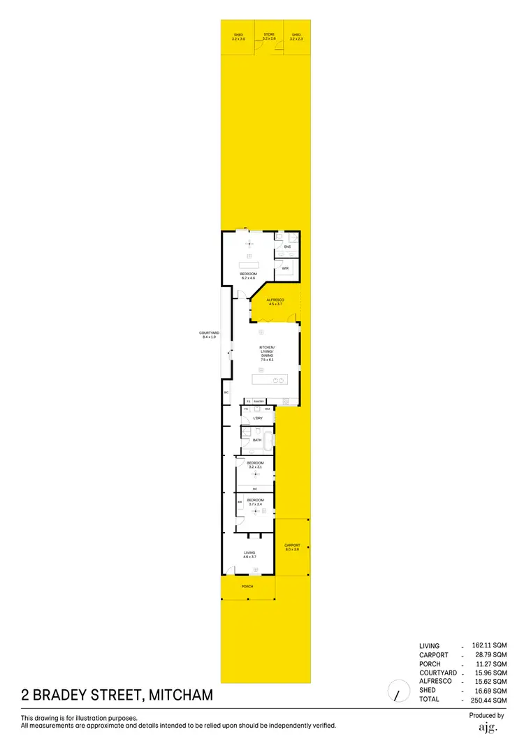 Floorplan of Homely house listing, 2 Bradey Street, Mitcham SA 5062