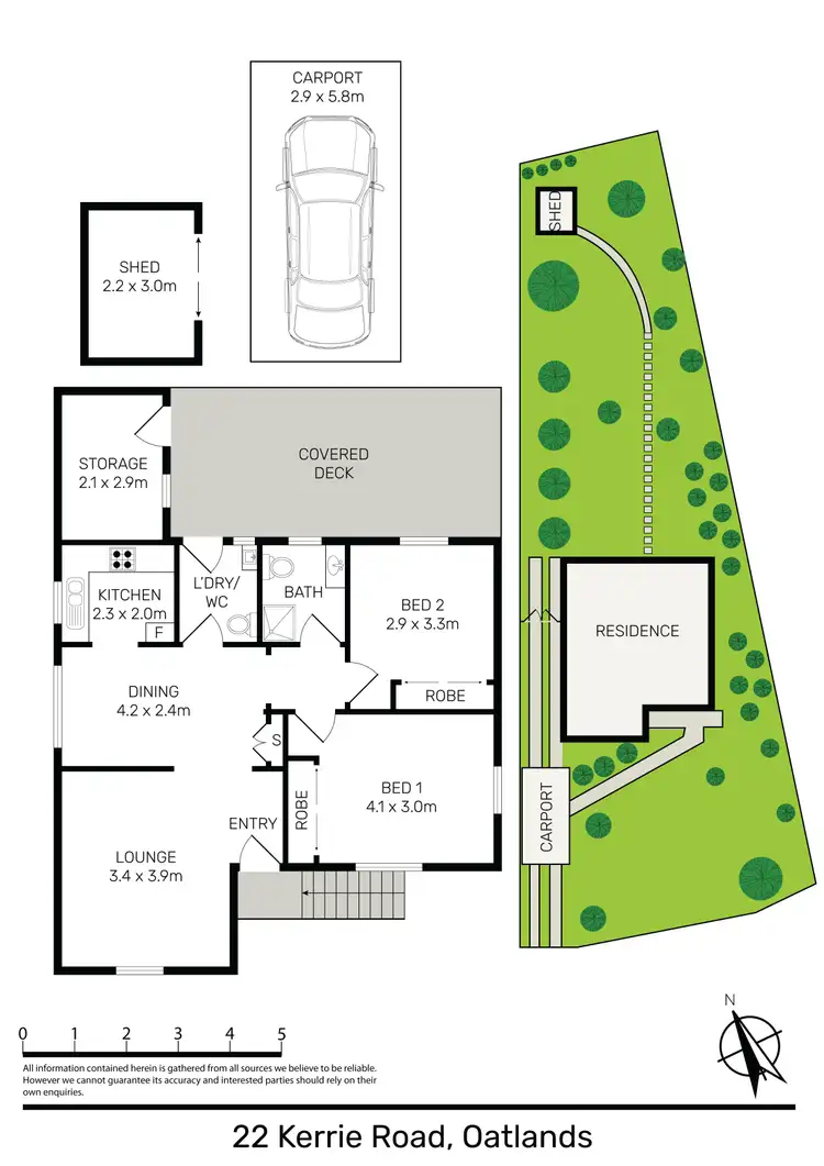 Floorplan of Homely house listing, 22 Kerrie Road, Oatlands NSW 2117