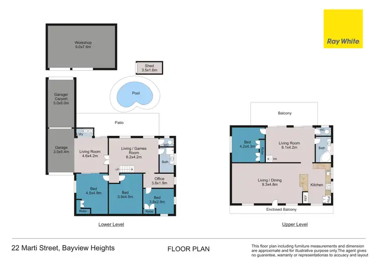 Floorplan of Homely house listing, 22 Marti Street, Bayview Heights QLD 4868