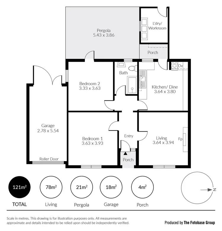 Floorplan of Homely house listing, 3A Northumberland Street, Heathpool SA 5068