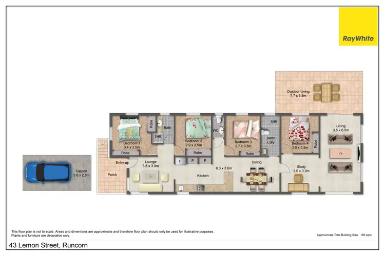 Floorplan of Homely house listing, 43 Lemon Street, Runcorn QLD 4113