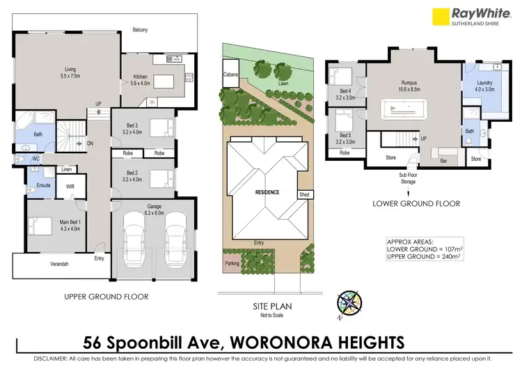Floorplan of Homely house listing, 56 Spoonbill Avenue, Woronora Heights NSW 2233