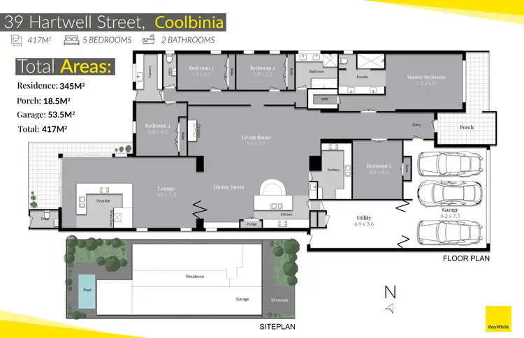 Floorplan of Homely house listing, 39 Hartwell Street, Coolbinia WA 6050