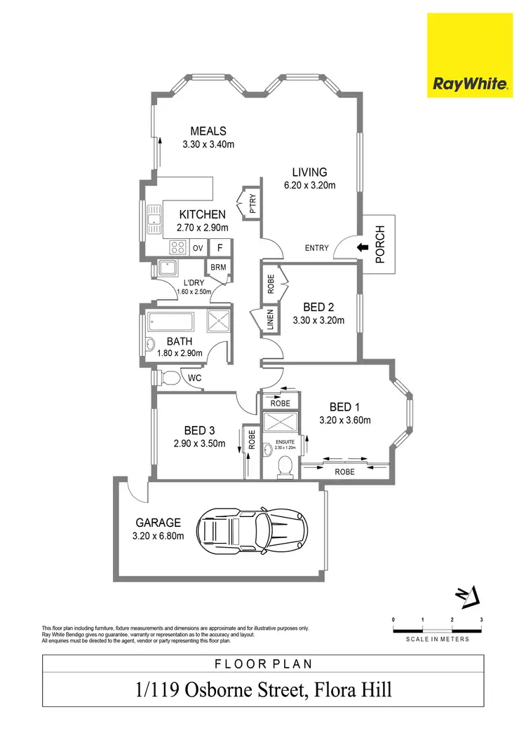 Floorplan of Homely house listing, 1/119 Osborne Street, Flora Hill VIC 3550
