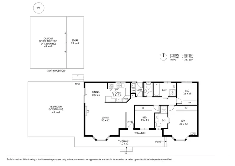 Floorplan of Homely house listing, 5/100A Main Street, Lobethal SA 5241