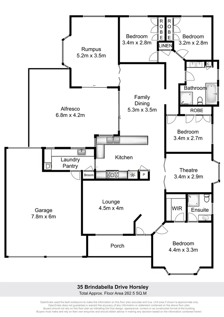 Floorplan of Homely house listing, 35 Brindabella Drive, Horsley NSW 2530