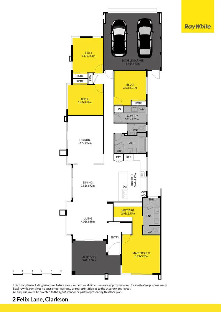 Floorplan of Homely other listing, 2 Felix Lane, Clarkson WA 6030