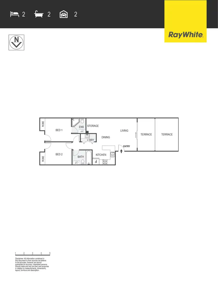 Floorplan of Homely apartment listing, 5/93 Burrinjuck Crescent, Duffy ACT 2611