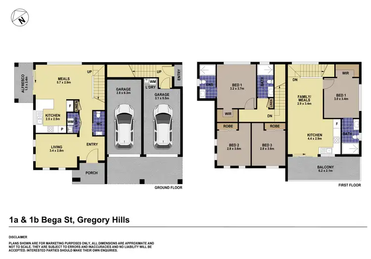 Floorplan of Homely house listing, 1B Bega Street, Gregory Hills NSW 2557