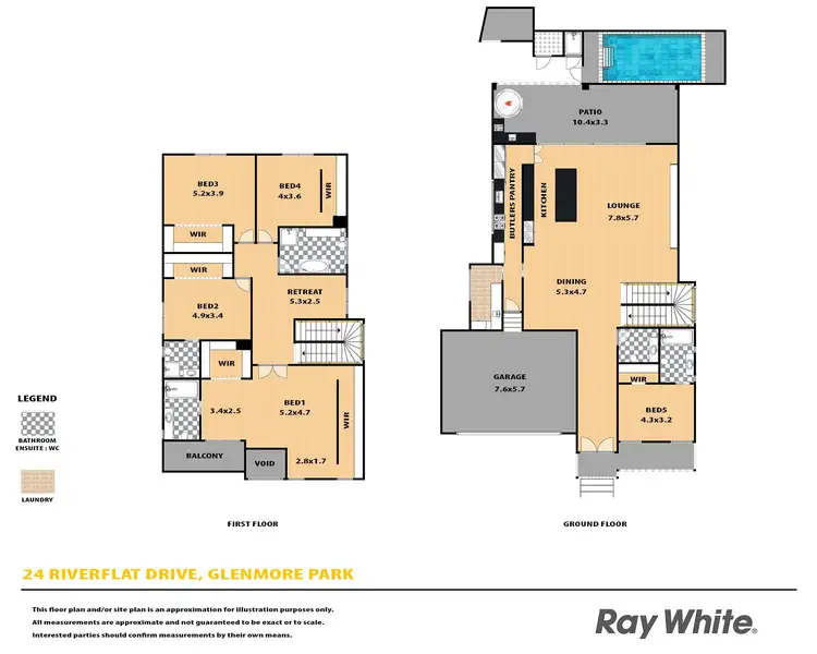 Floorplan of Homely house listing, 24 Riverflat Drive, Glenmore Park NSW 2745
