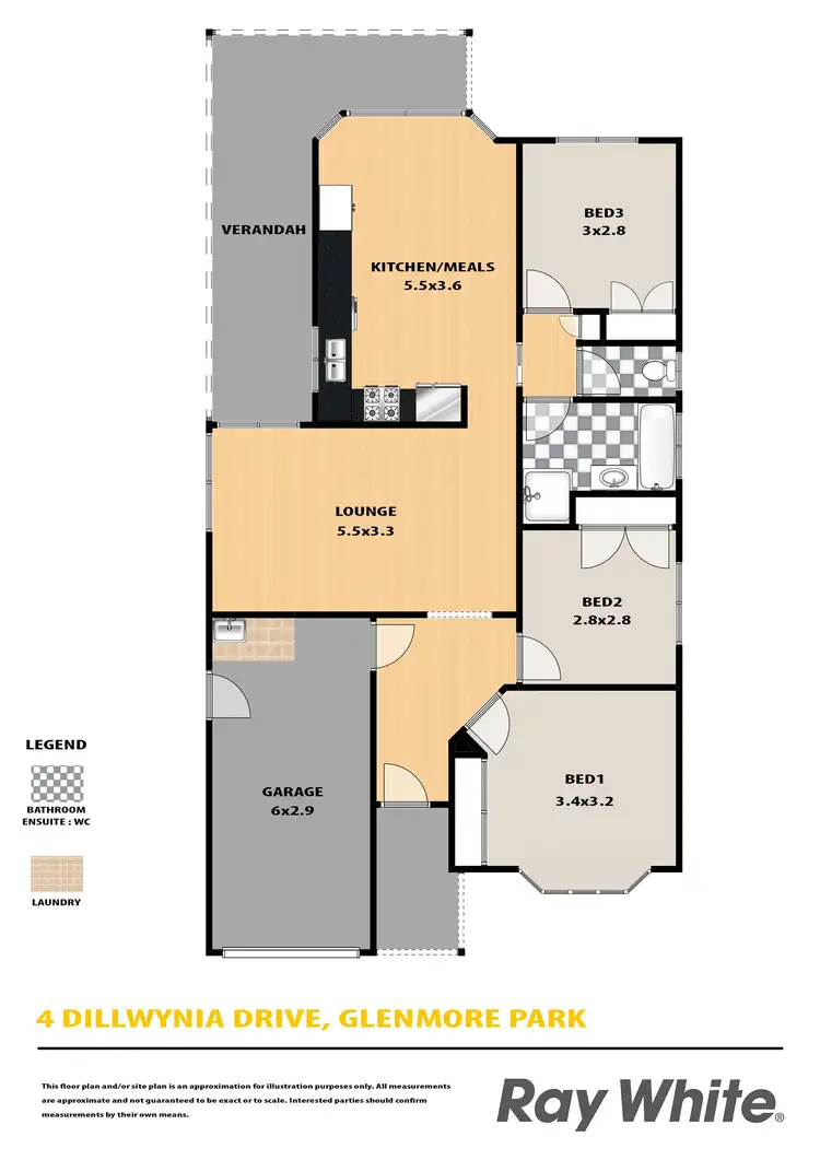 Floorplan of Homely house listing, 4 Dillwynia Drive, Glenmore Park NSW 2745