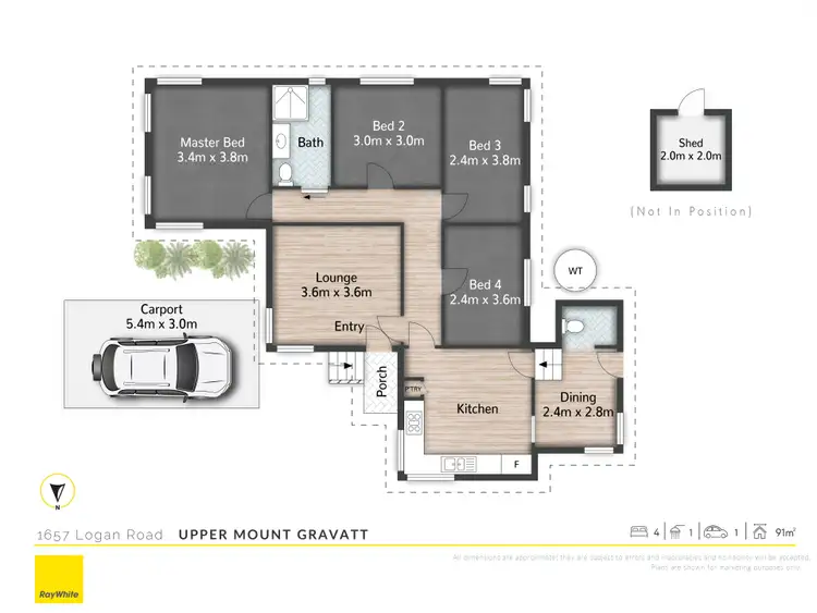 Floorplan of Homely house listing, 1657 Logan Road, Upper Mount Gravatt QLD 4122
