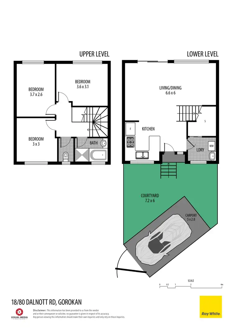 Floorplan of Homely townhouse listing, 7/80 Dalnott Road, Gorokan NSW 2263