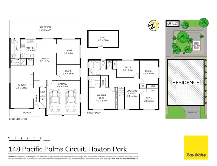 Floorplan of Homely house listing, 148 Pacific Palms Circuit, Hoxton Park NSW 2171